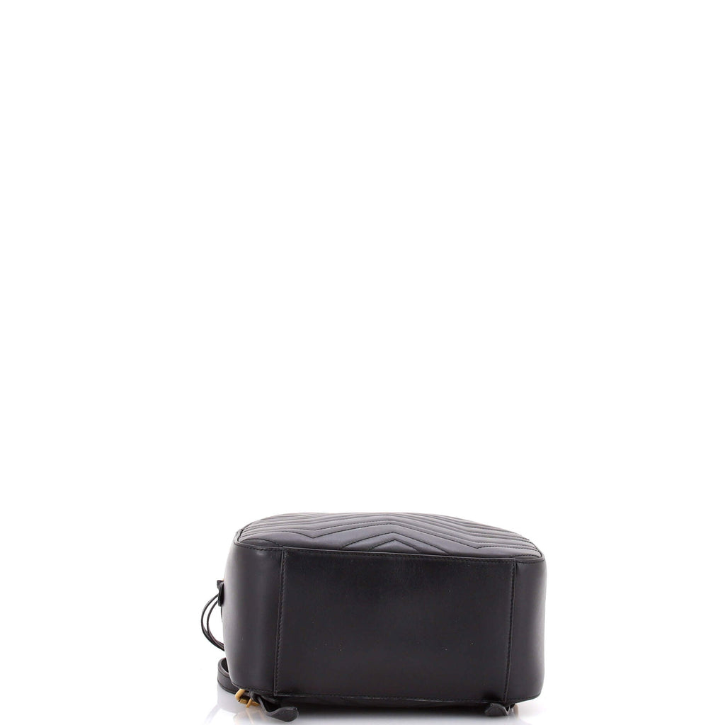 GG Marmont Backpack Matelasse Leather Small