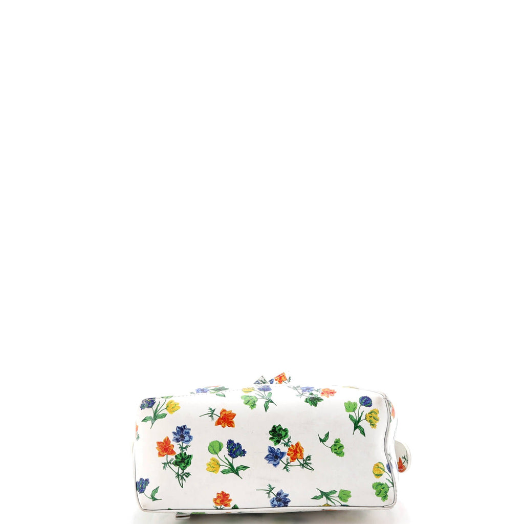 Puzzle Edge Bag Printed Leather Small