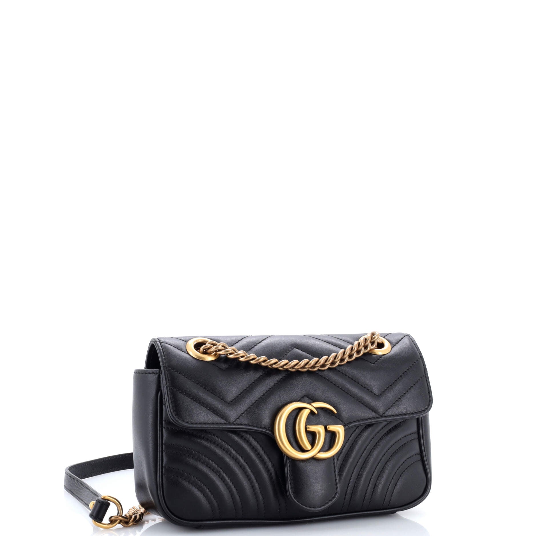 GG Marmont Flap Bag Matelasse Leather Mini