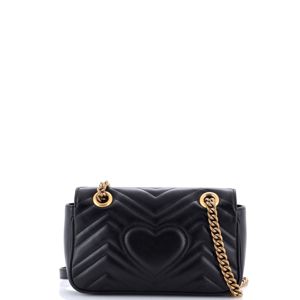 GG Marmont Flap Bag Matelasse Leather Mini