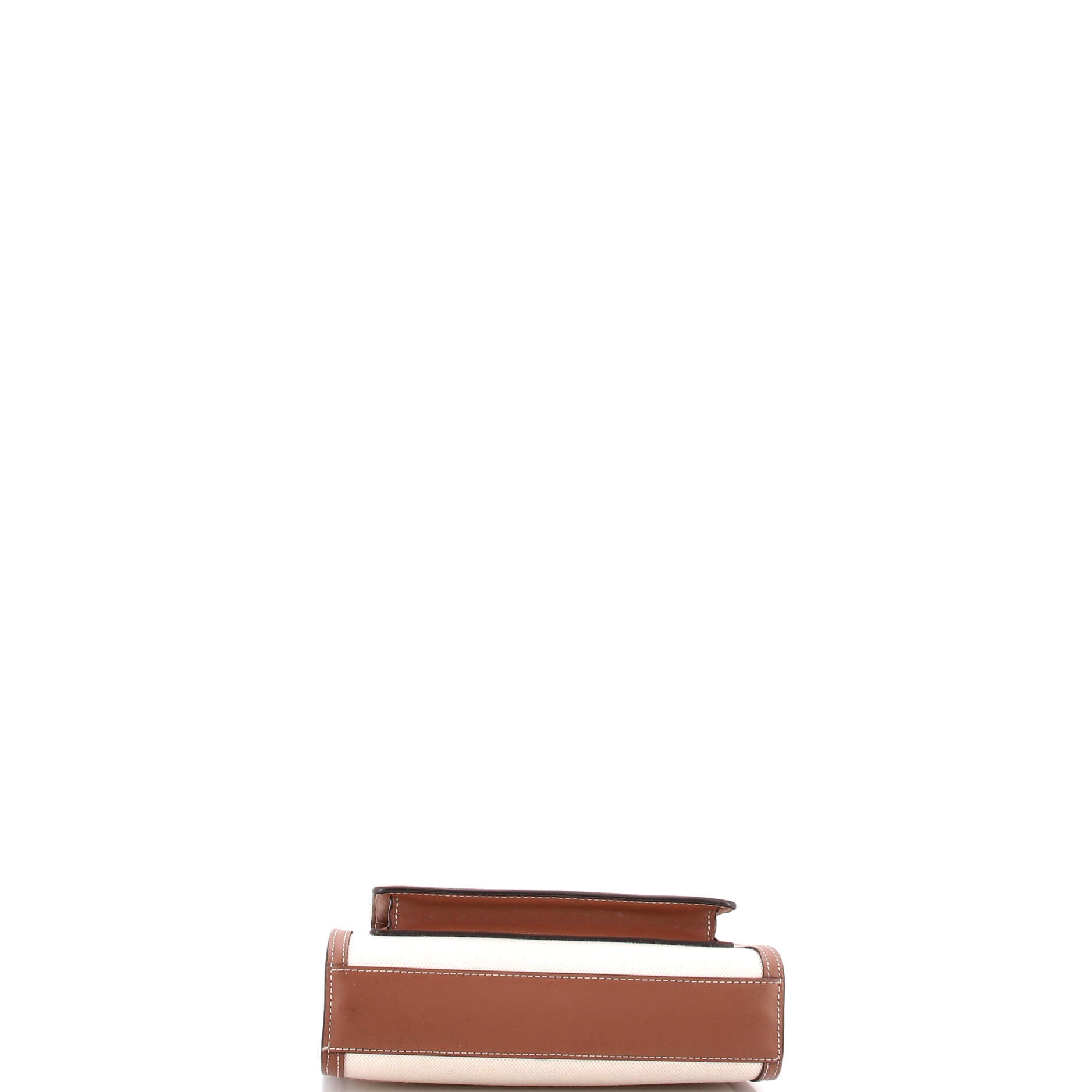 Logo Pocket Tote Canvas with Leather Mini