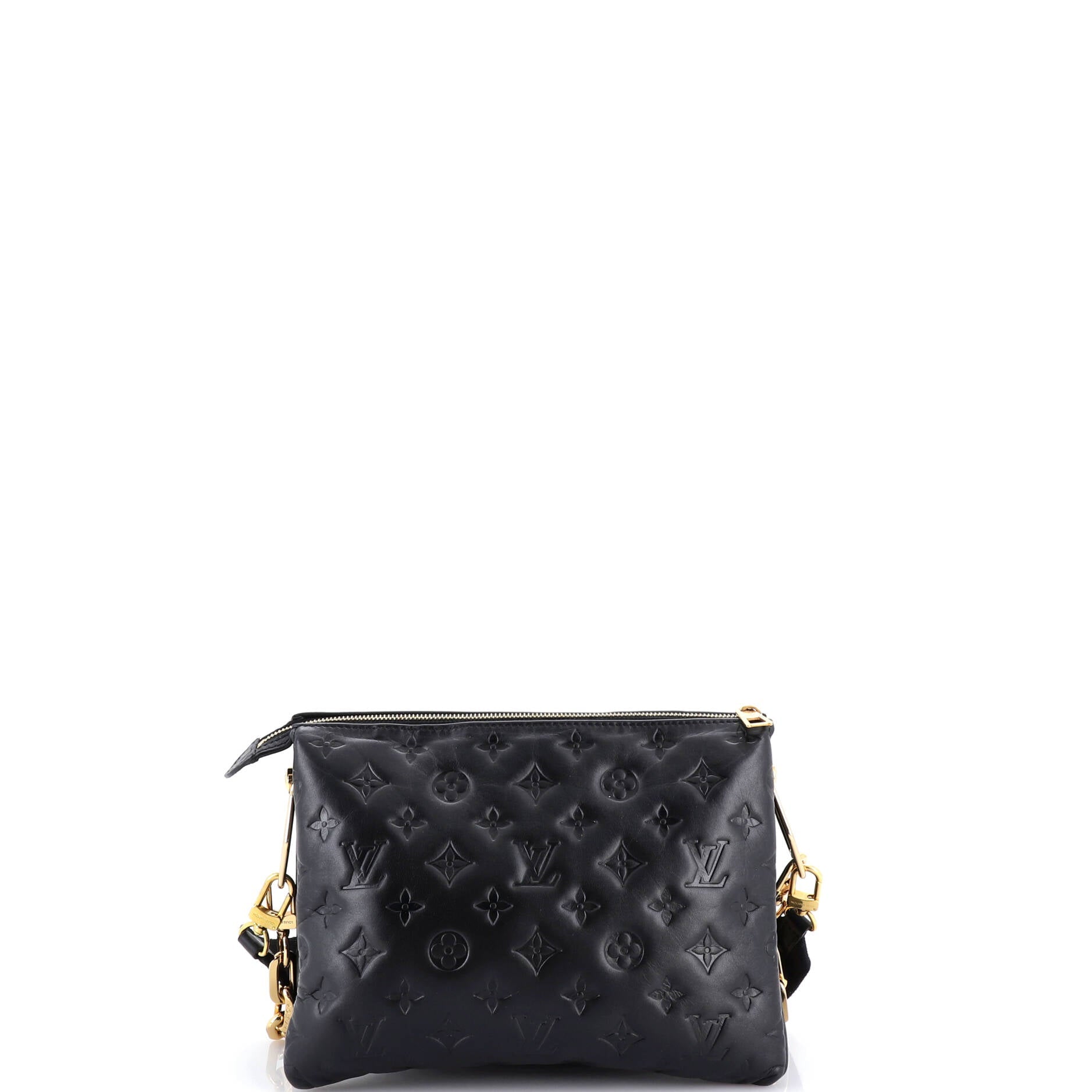 Coussin Bag Monogram Embossed Lambskin PM