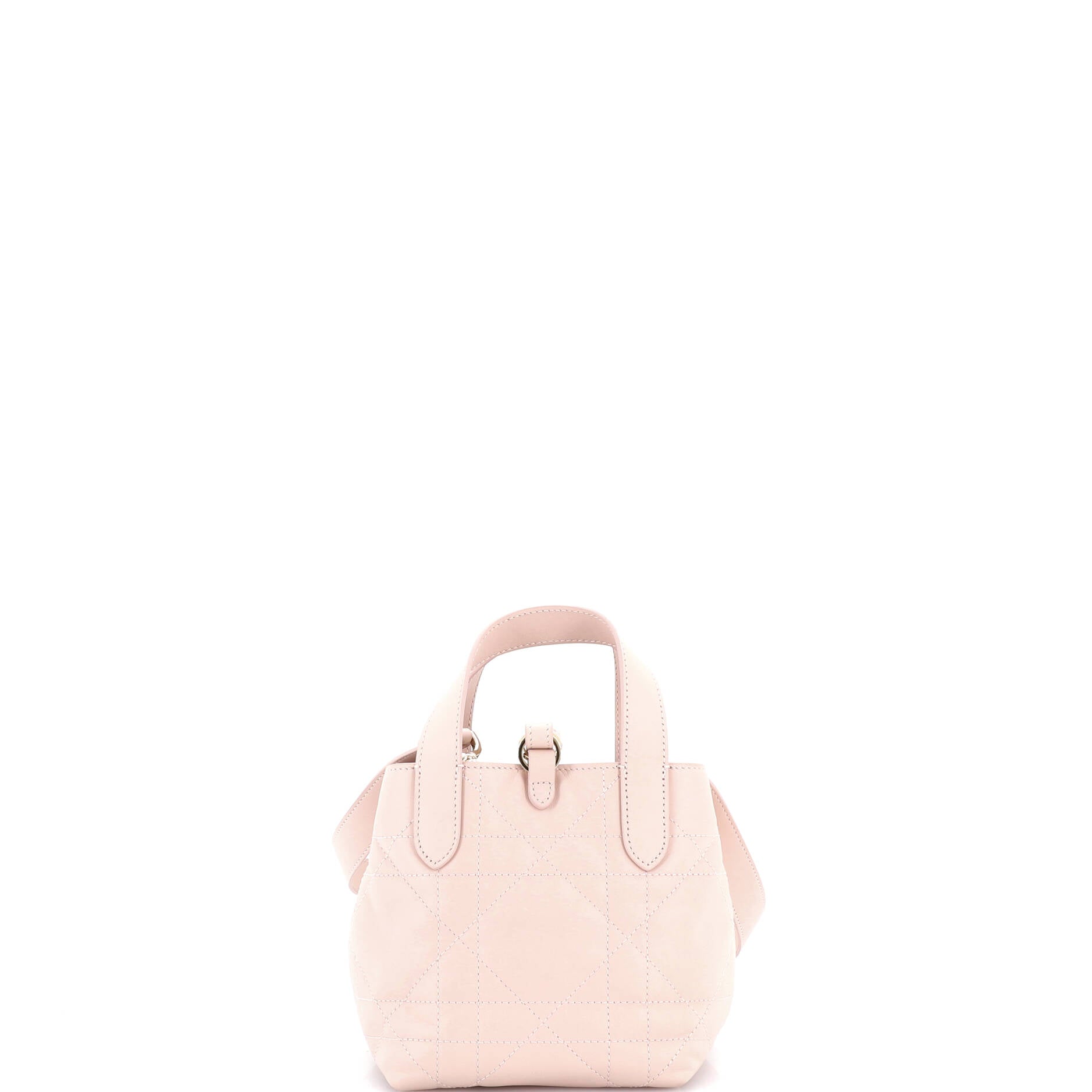 Toujours Vertical Tote Bag Macrocannage Quilt Calfskin Small