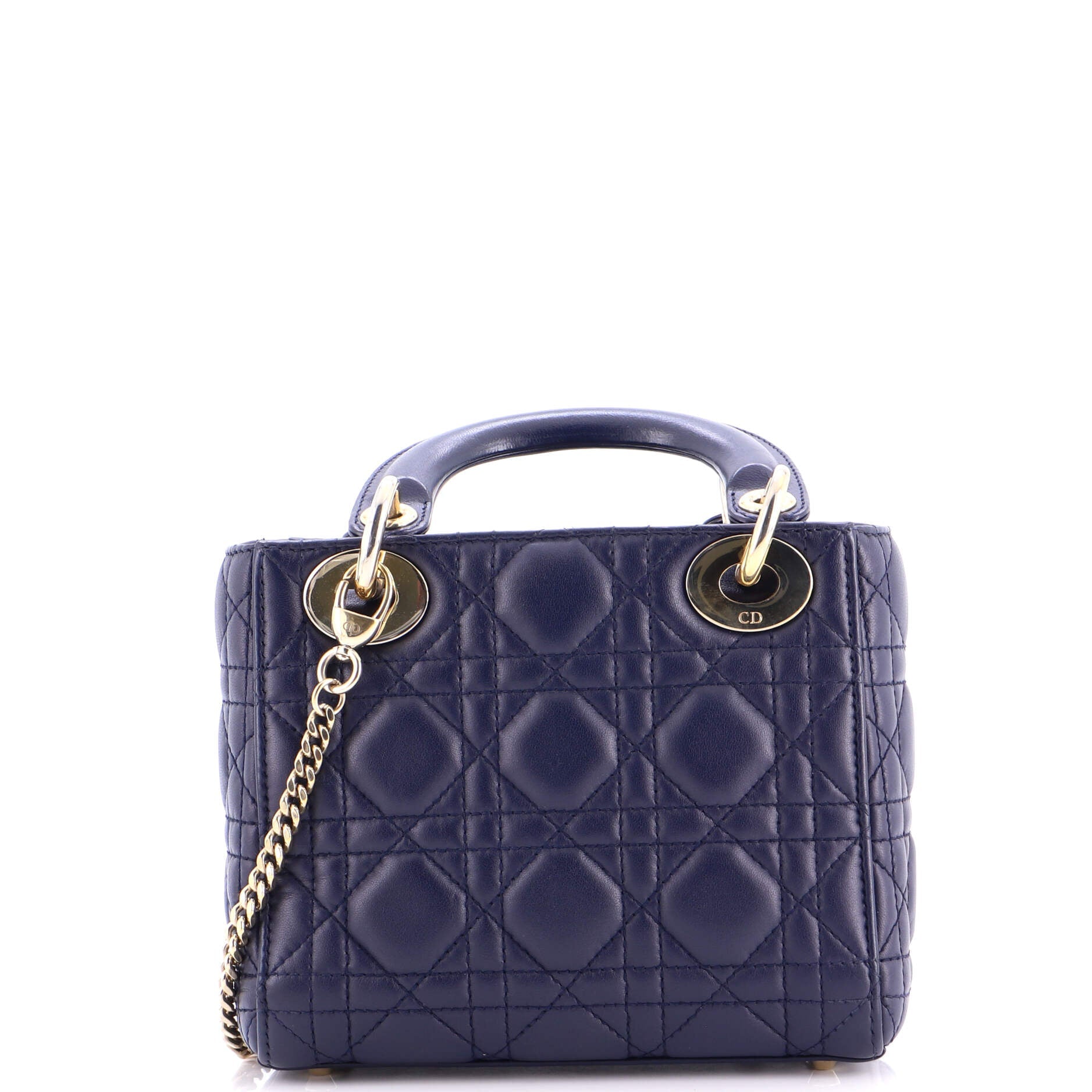 Lady Dior Chain Bag Cannage Quilt Lambskin Mini