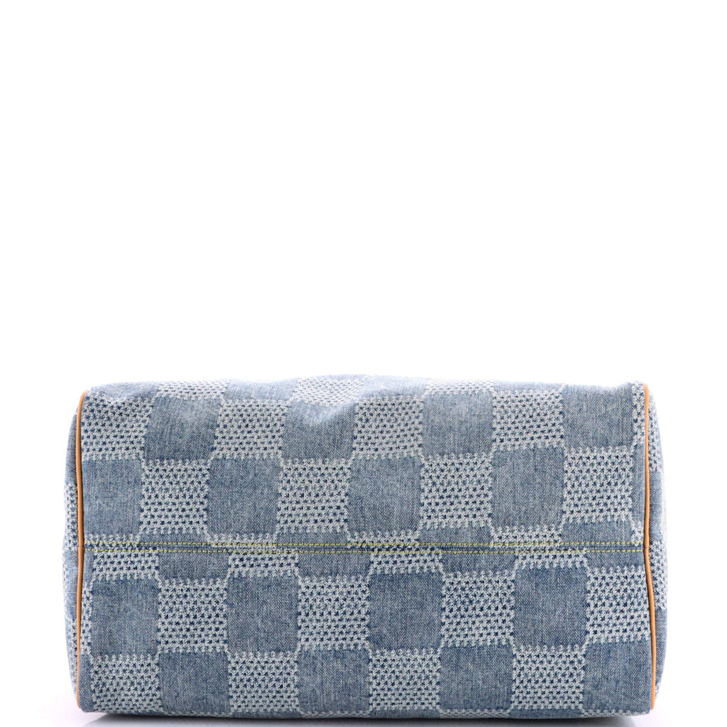 Speedy Bandouliere Bag Damier 3D Denim 40