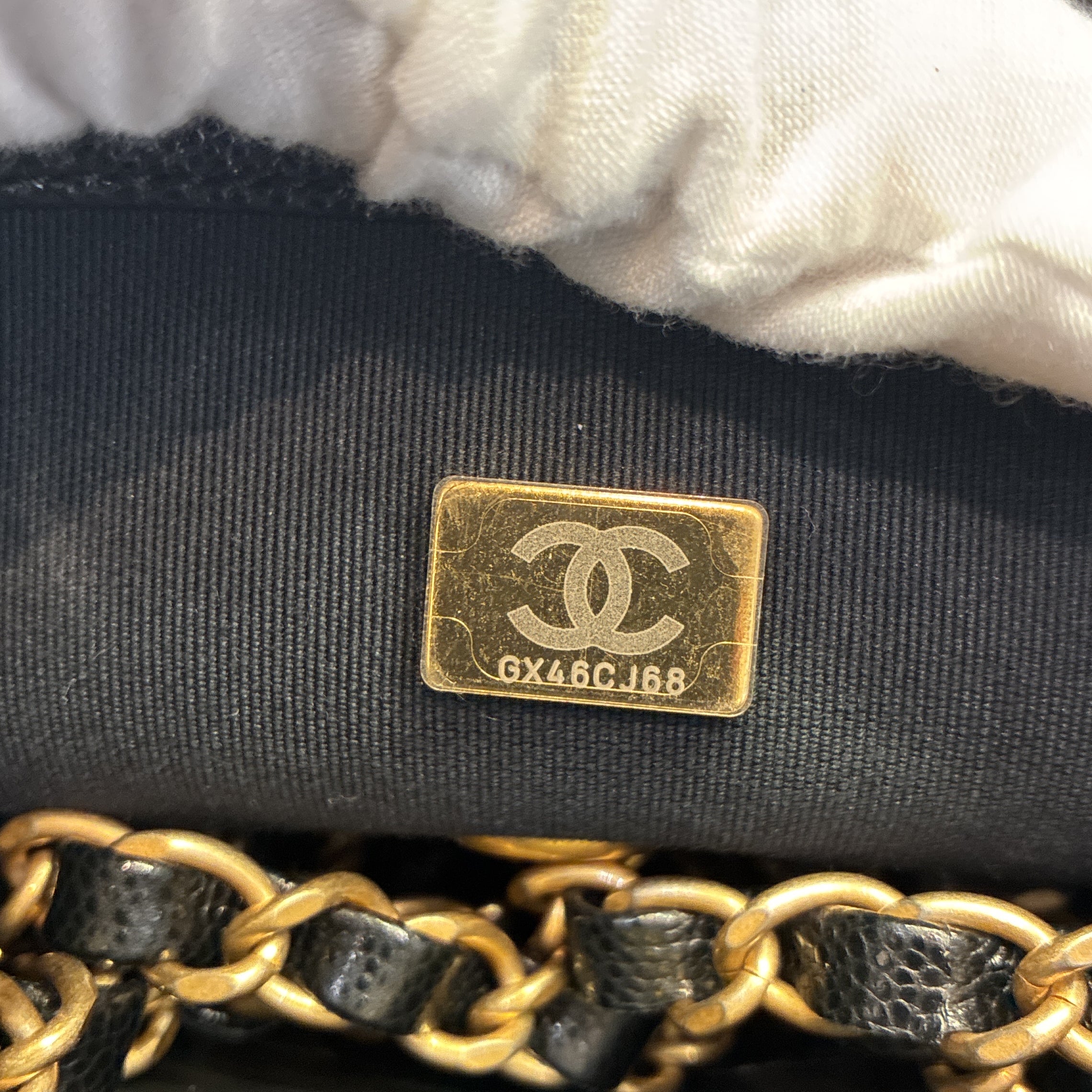 Coco First Flap Bag Quilted Caviar Nano
