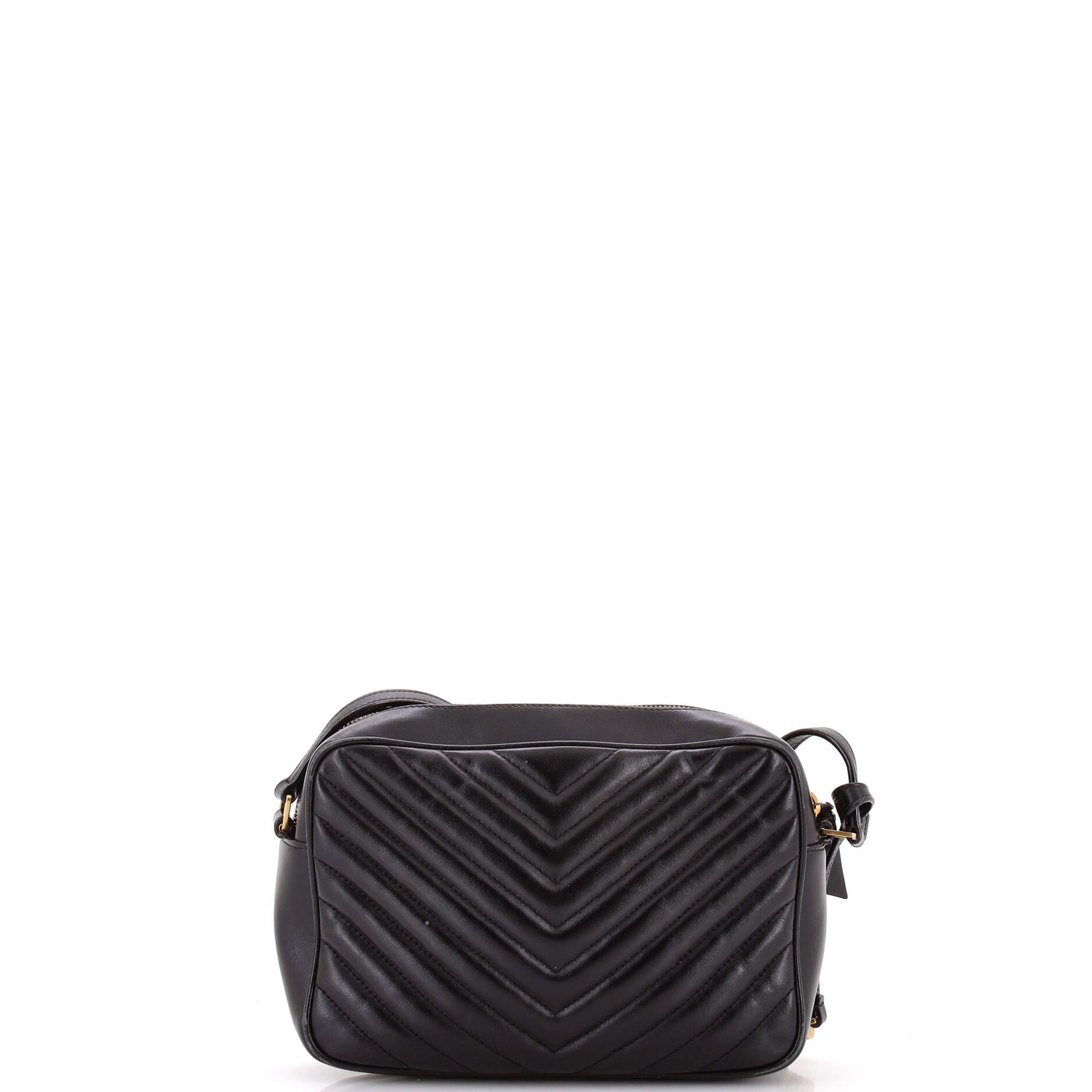 Lou Camera Bag Matelasse Chevron Leather Small
