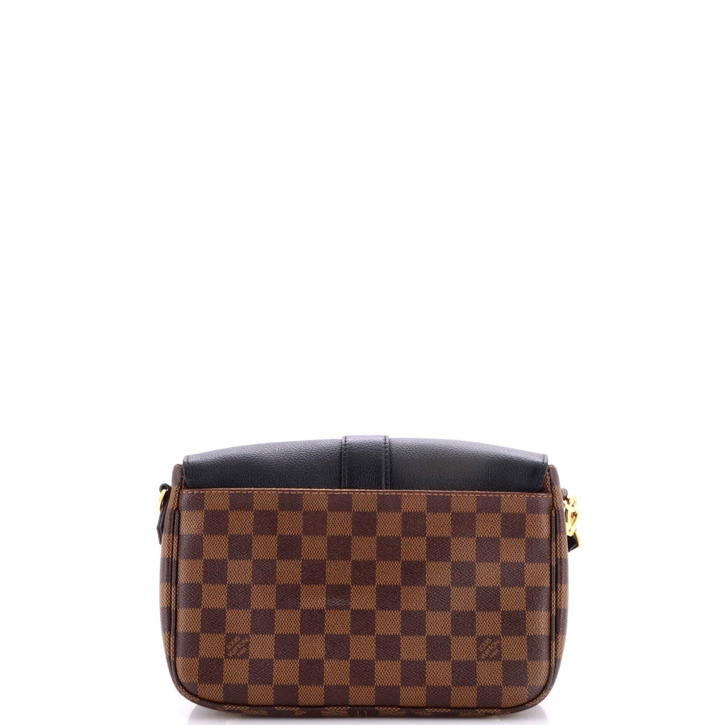 Clapton Handbag Damier and Leather PM