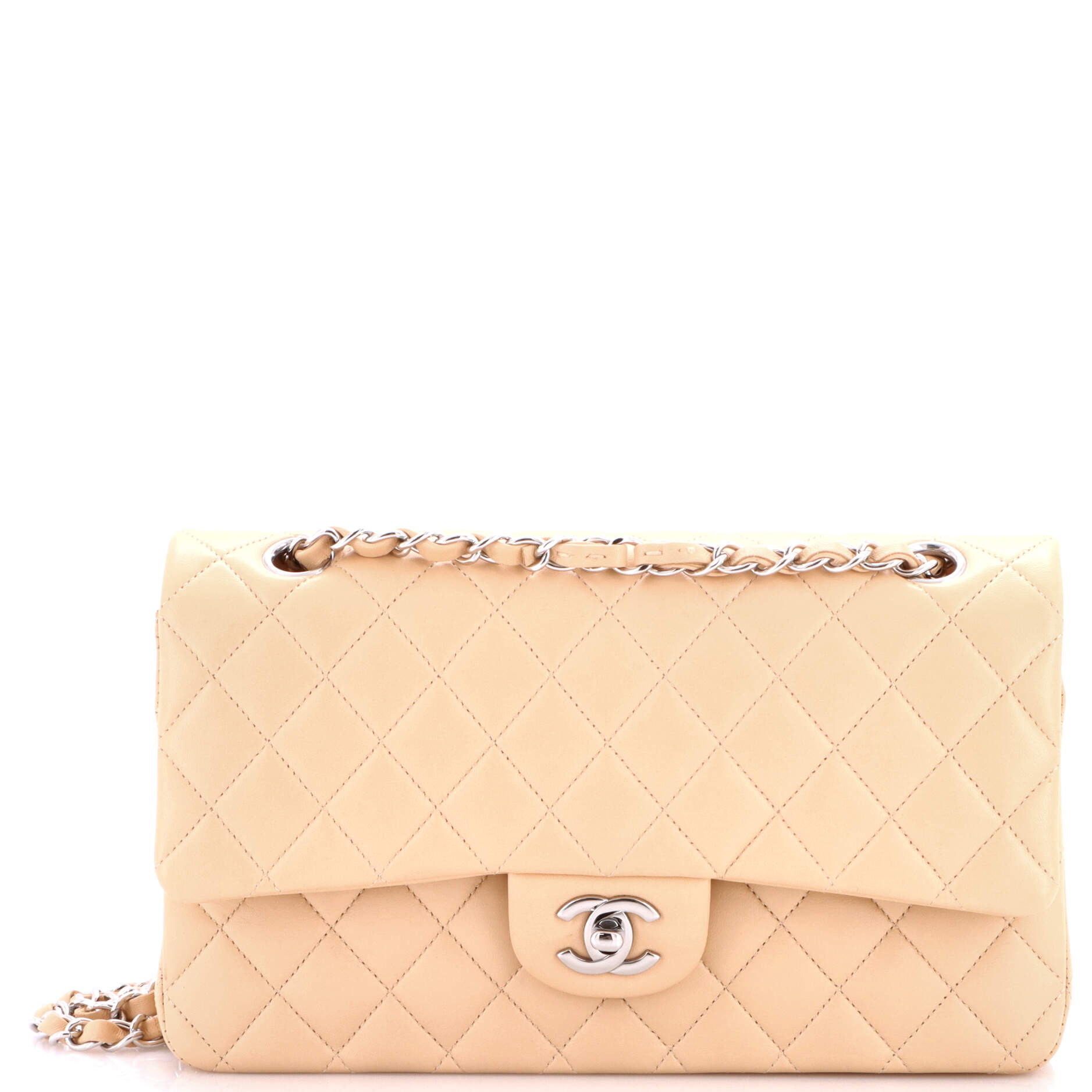 Classic Double Flap Bag Quilted Lambskin Medium