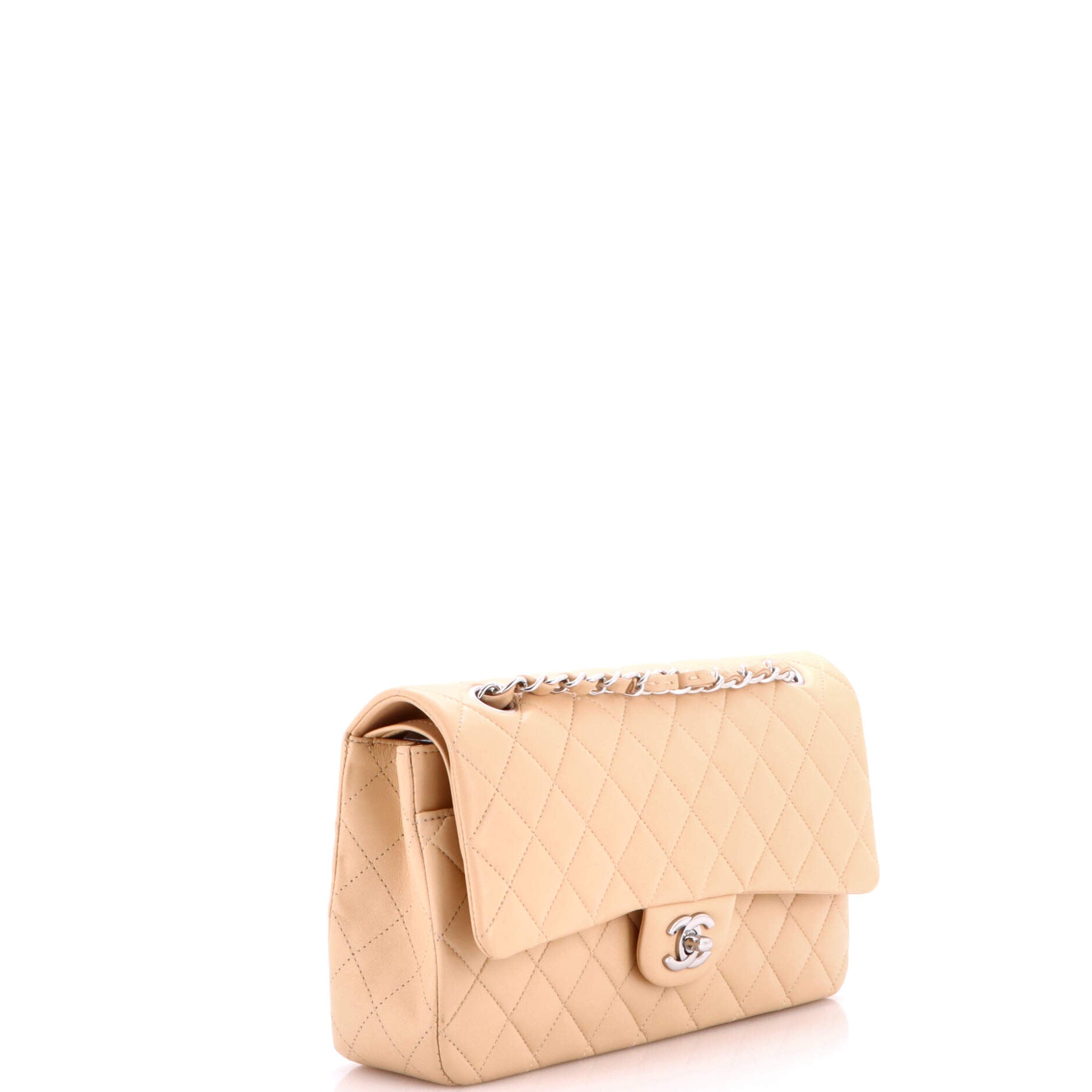 Classic Double Flap Bag Quilted Lambskin Medium