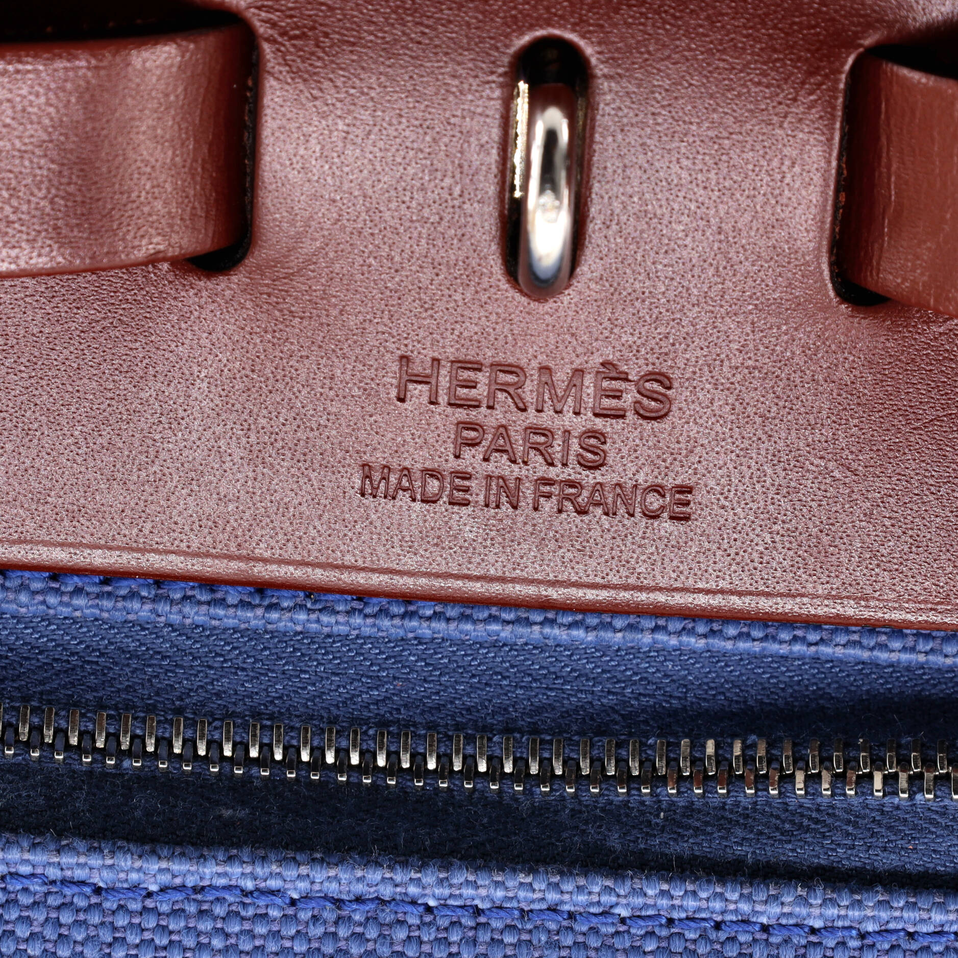 Herbag Zip Leather and Toile 31