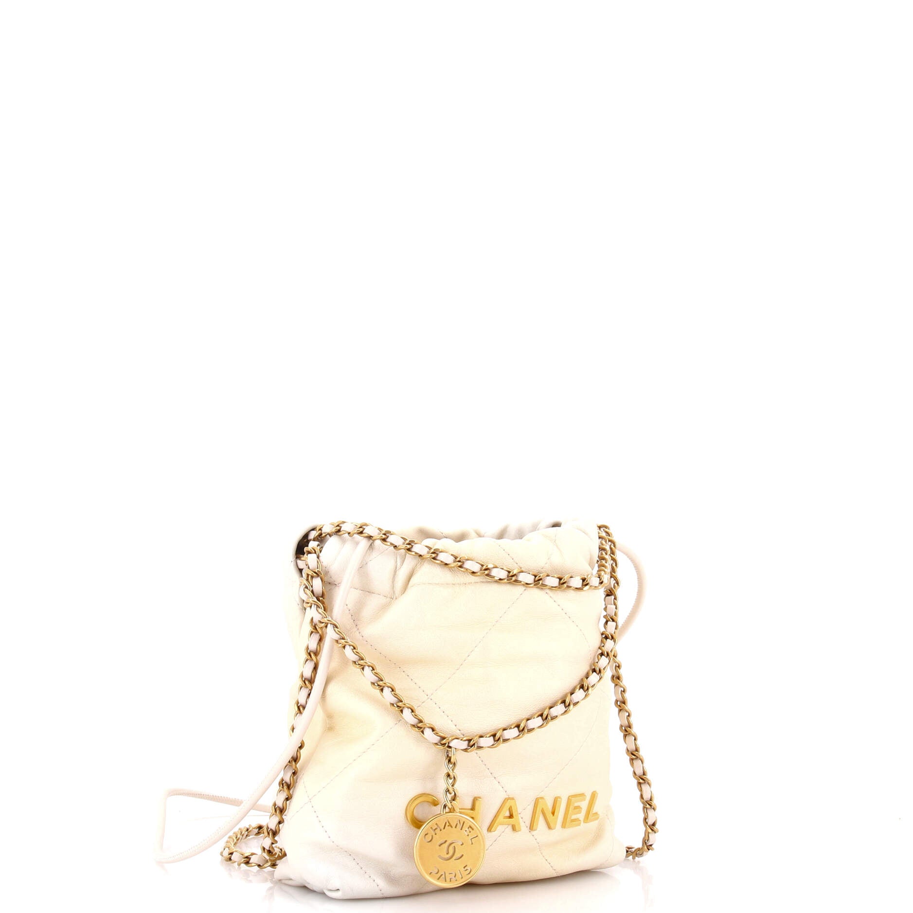 22 Chain Hobo Quilted Shaded Calfskin Mini