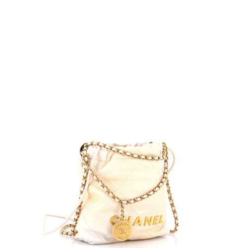 22 Chain Hobo Quilted Shaded Calfskin Mini