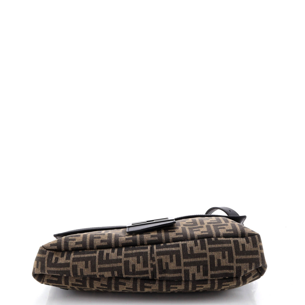 Baguette NM Bag Zucca Canvas with Leather Large