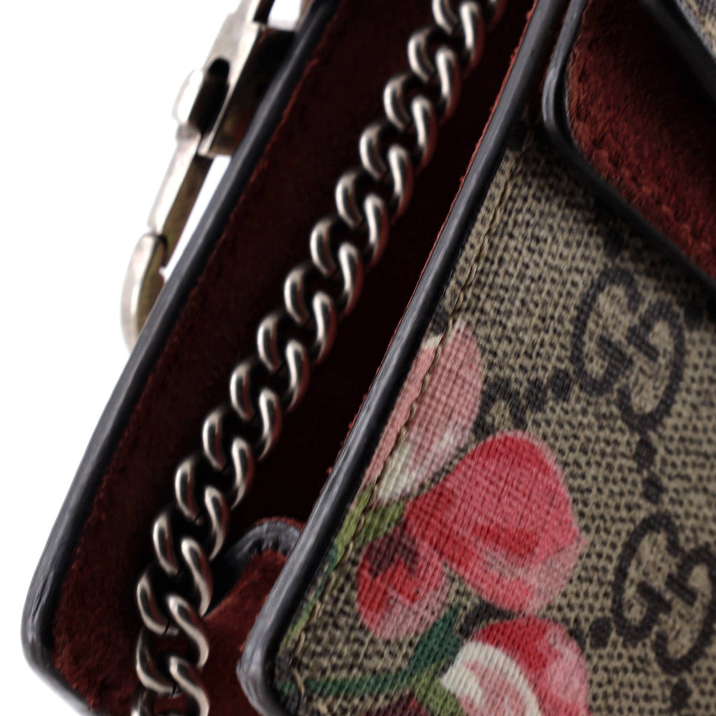 Dionysus Bag Blooms Print GG Coated Canvas Super Mini