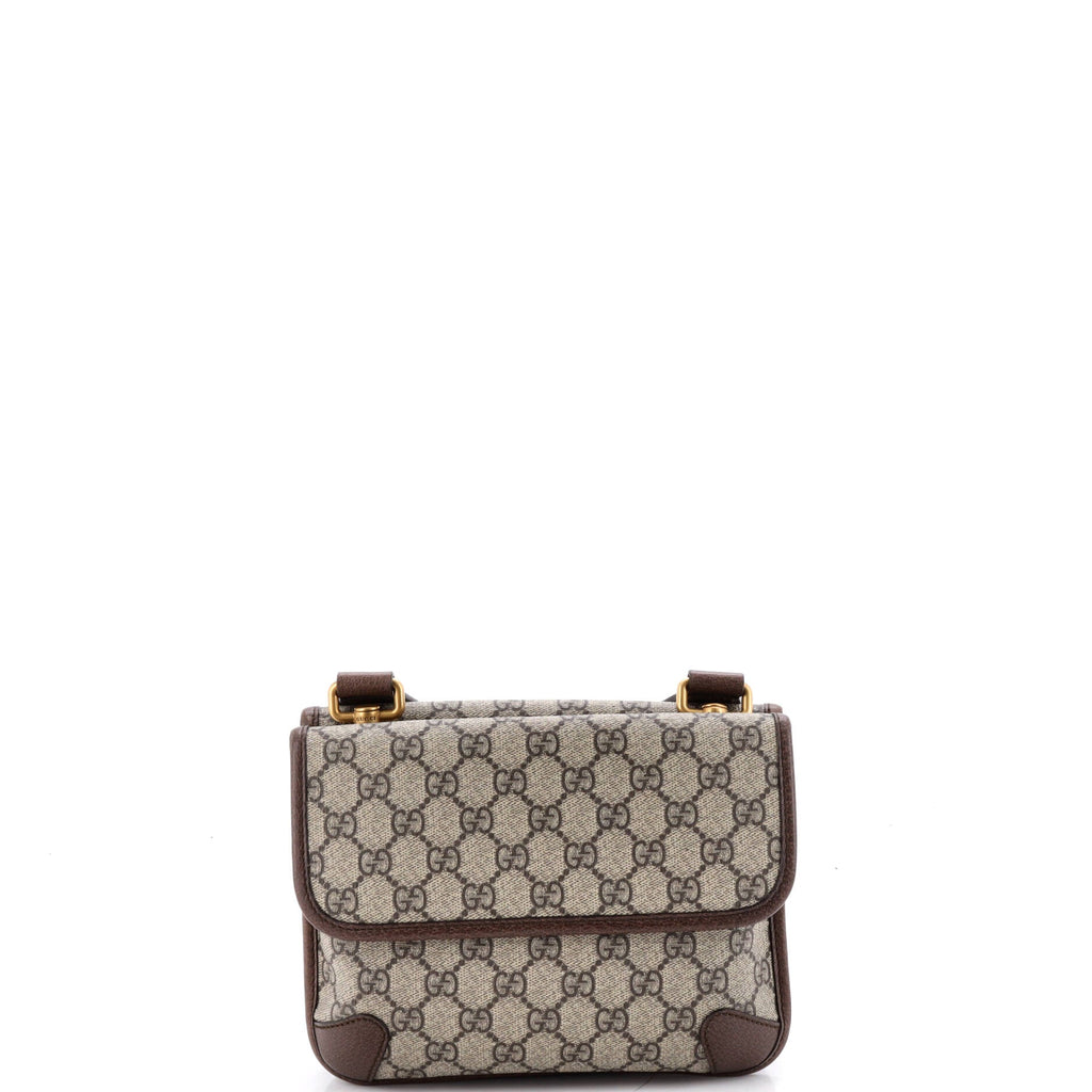 Neo Vintage Flap Messenger GG Coated Canvas Small