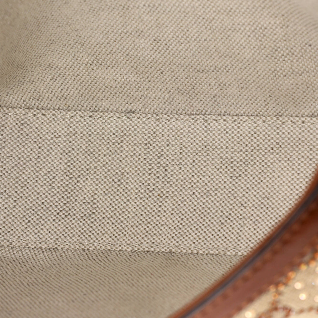Horsebit 1955 Shoulder Bag Crystal Embellished GG Canvas Mini