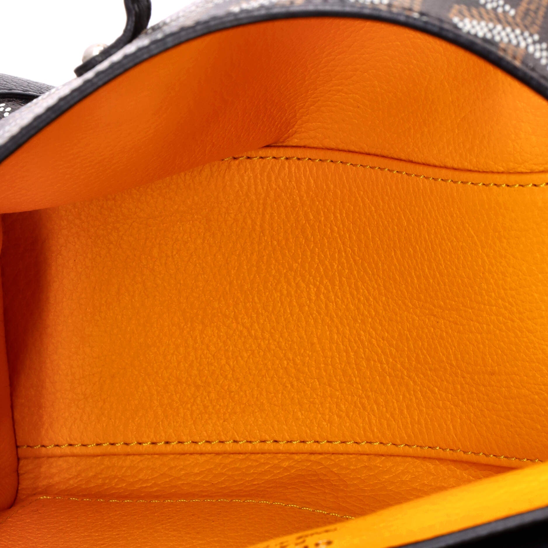 Saigon Top Handle Bag Coated Canvas with Leather Mini