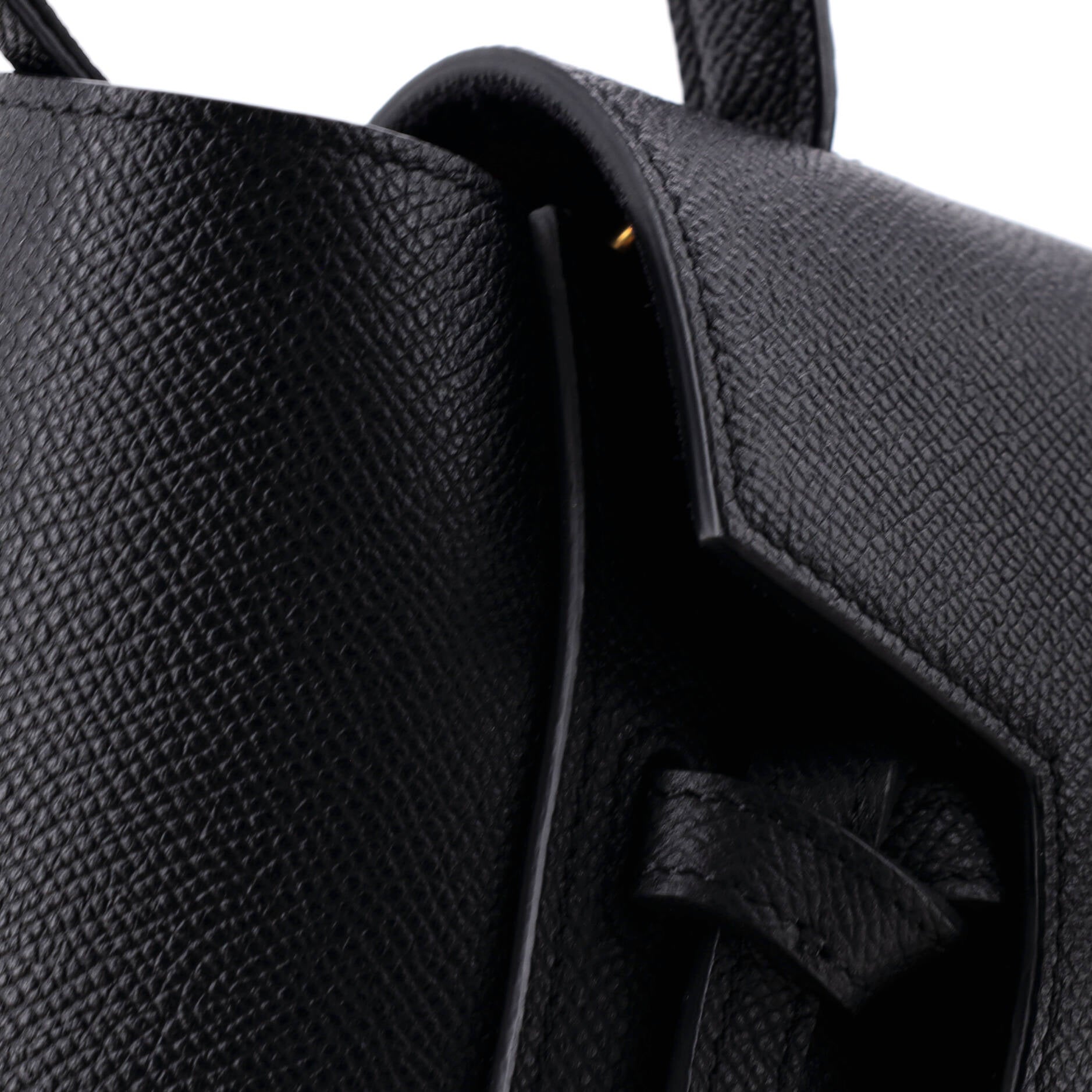 Belt Bag Textured Leather Nano