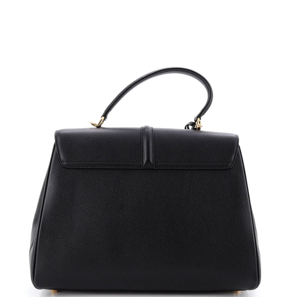 16 Top Handle Bag Grained Calfskin Medium