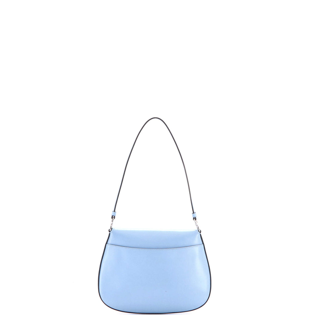 Cleo Flap Shoulder Bag Spazzolato Leather Small