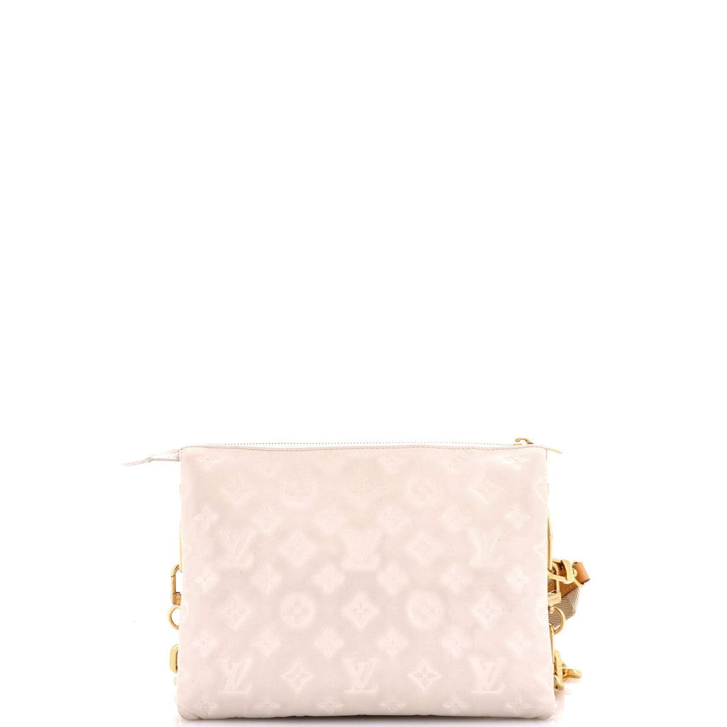 Coussin Bag Monogram Embossed Lambskin PM