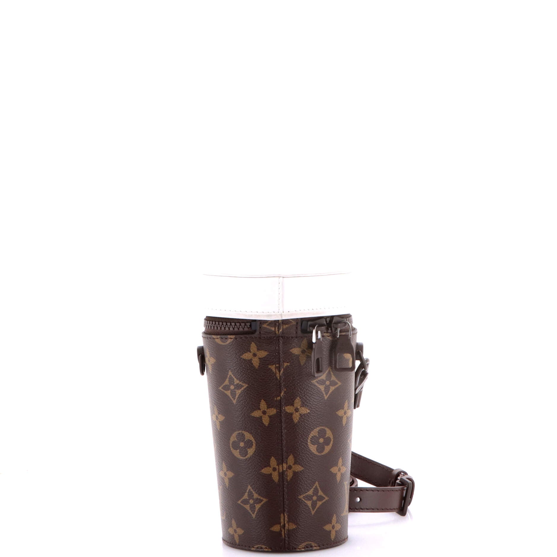 Coffee Cup Convertible Pouch Everyday Signature Vintage Monogram Canvas
