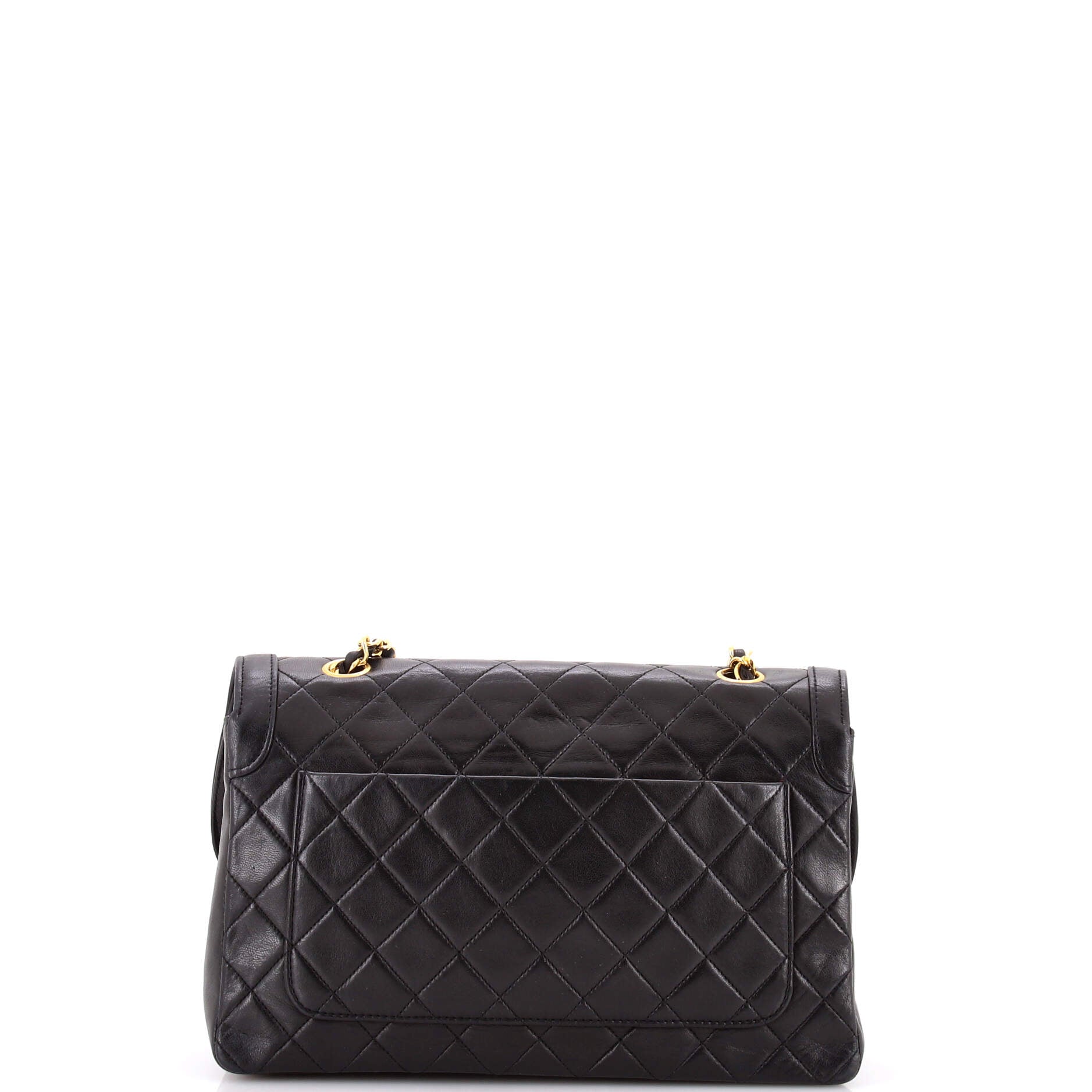 Vintage CC Chain Flap Bag Quilted Lambskin Medium