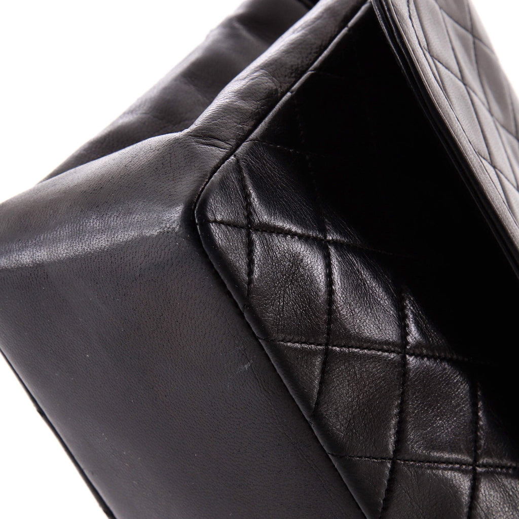 Vintage CC Chain Flap Bag Quilted Lambskin Medium