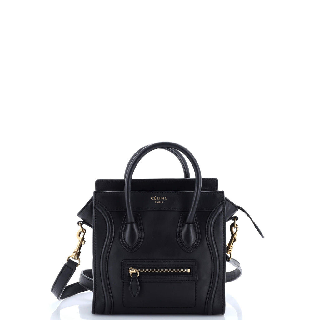 Luggage Bag Smooth Leather Nano