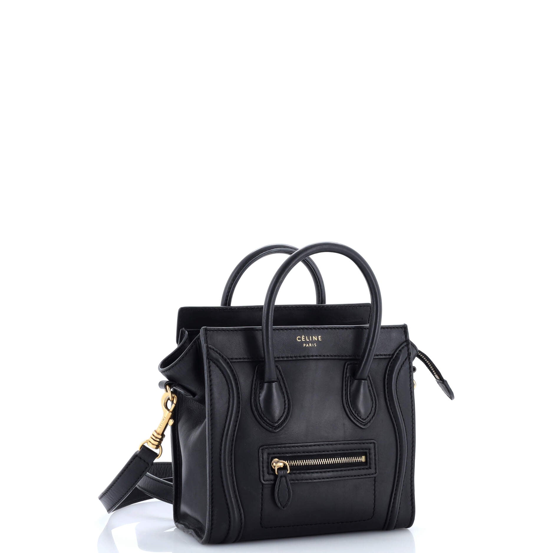 Luggage Bag Smooth Leather Nano