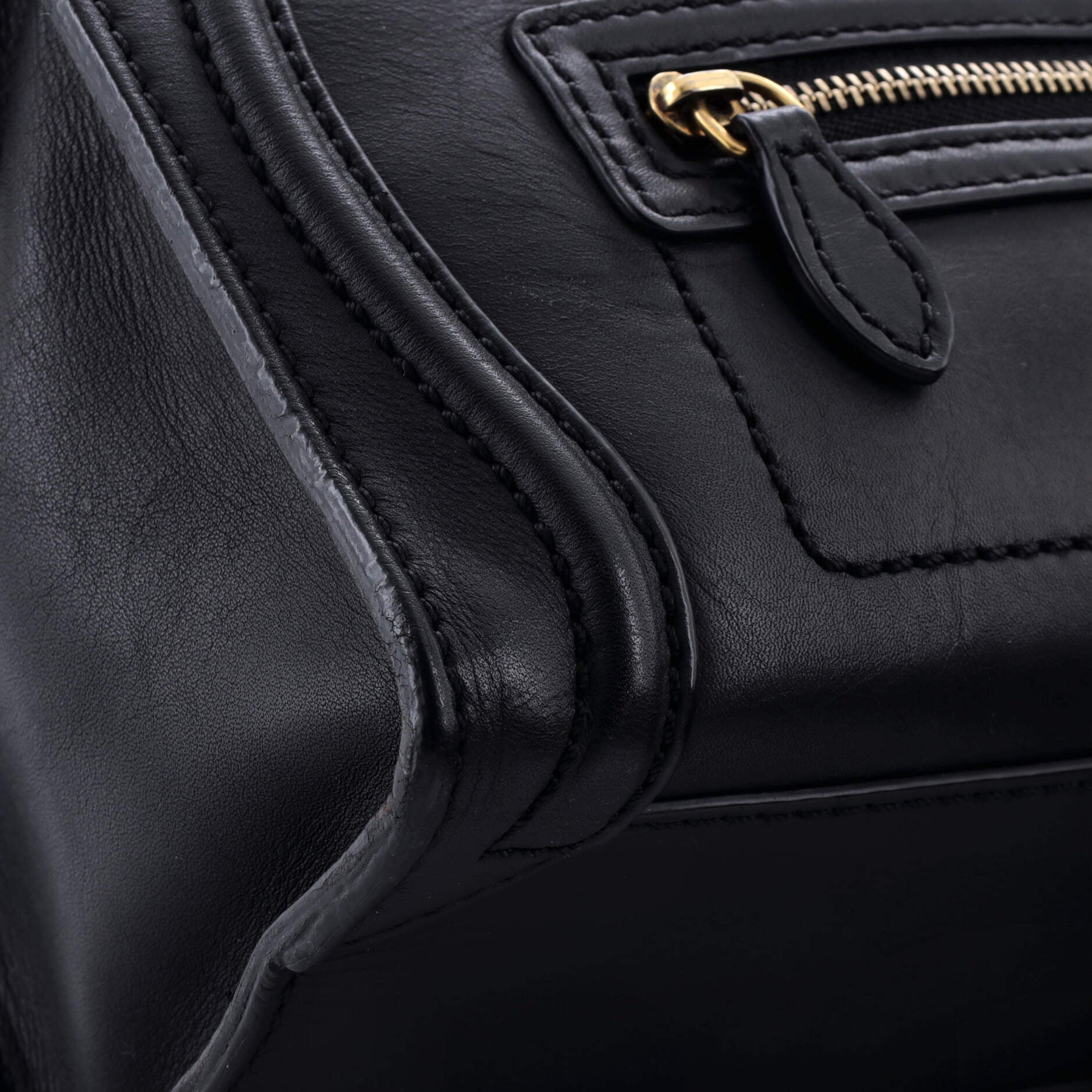 Luggage Bag Smooth Leather Nano