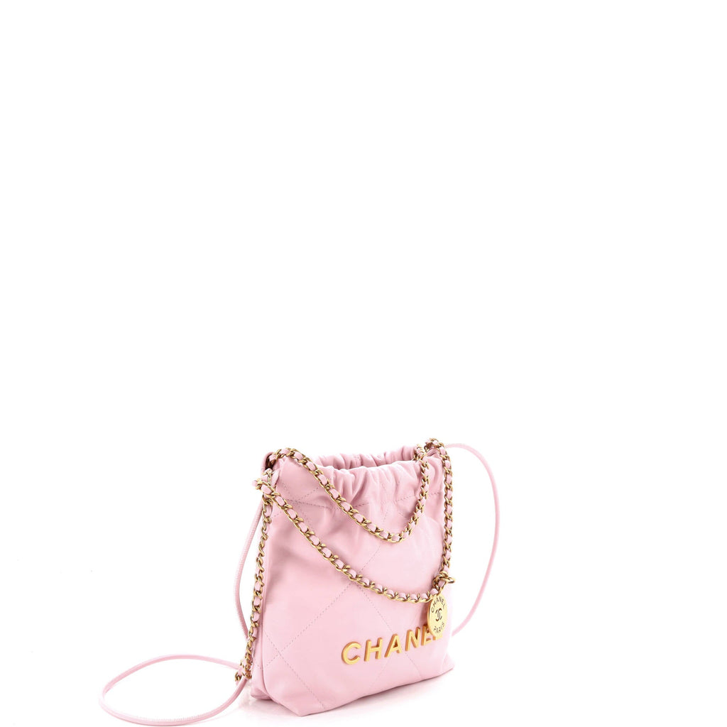 22 Chain Hobo Quilted Calfskin Mini