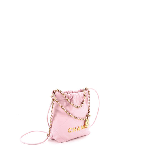 22 Chain Hobo Quilted Calfskin Mini