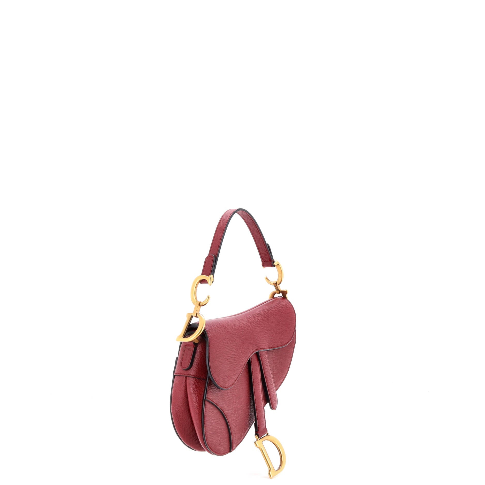 Saddle Handbag Leather Mini