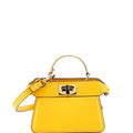 Maxi Handle Peekaboo Bag Leather Nano