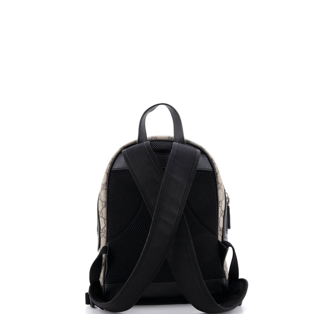 Zip Pocket Backpack GG Coated Canvas Small