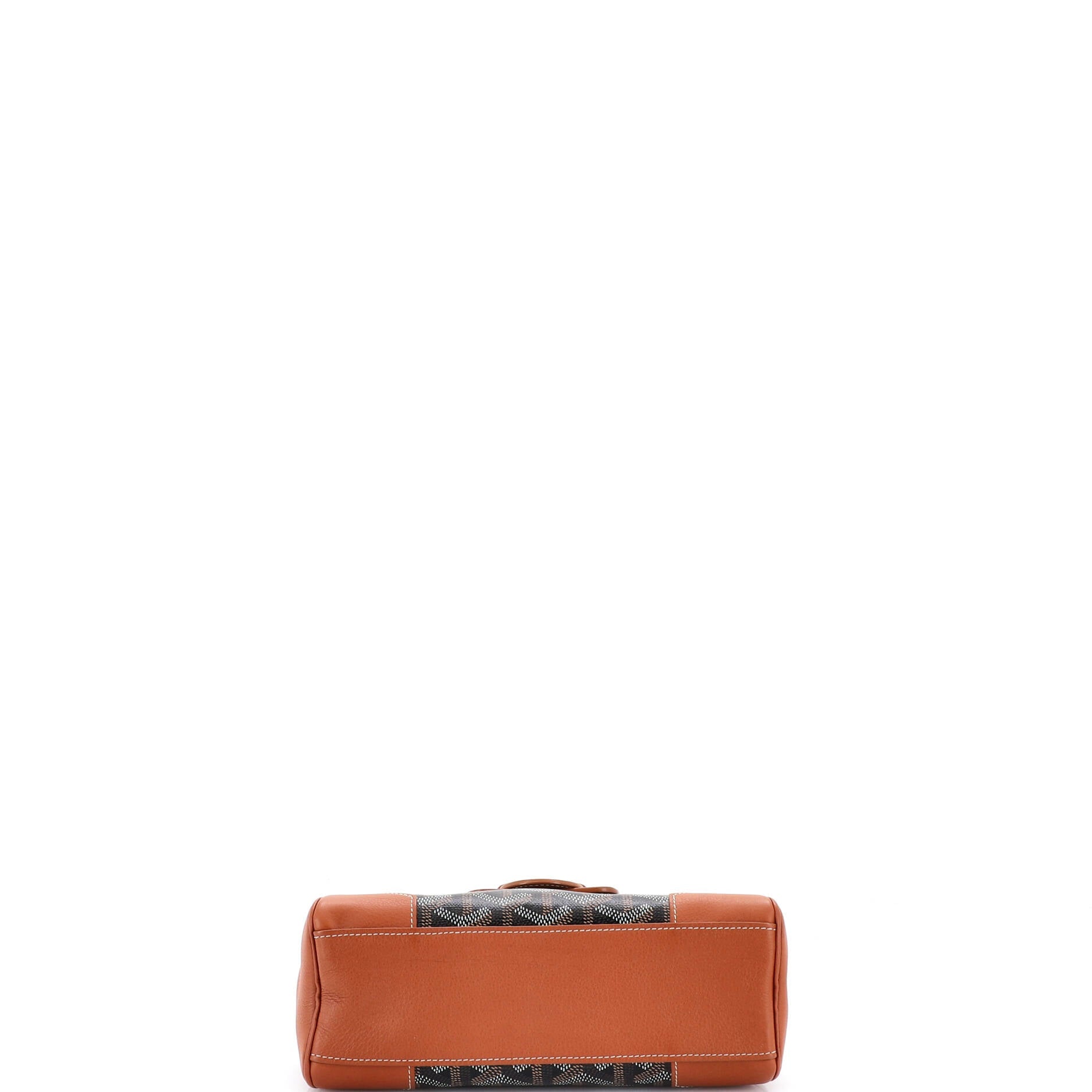 Saigon Top Handle Bag Coated Canvas with Leather Mini