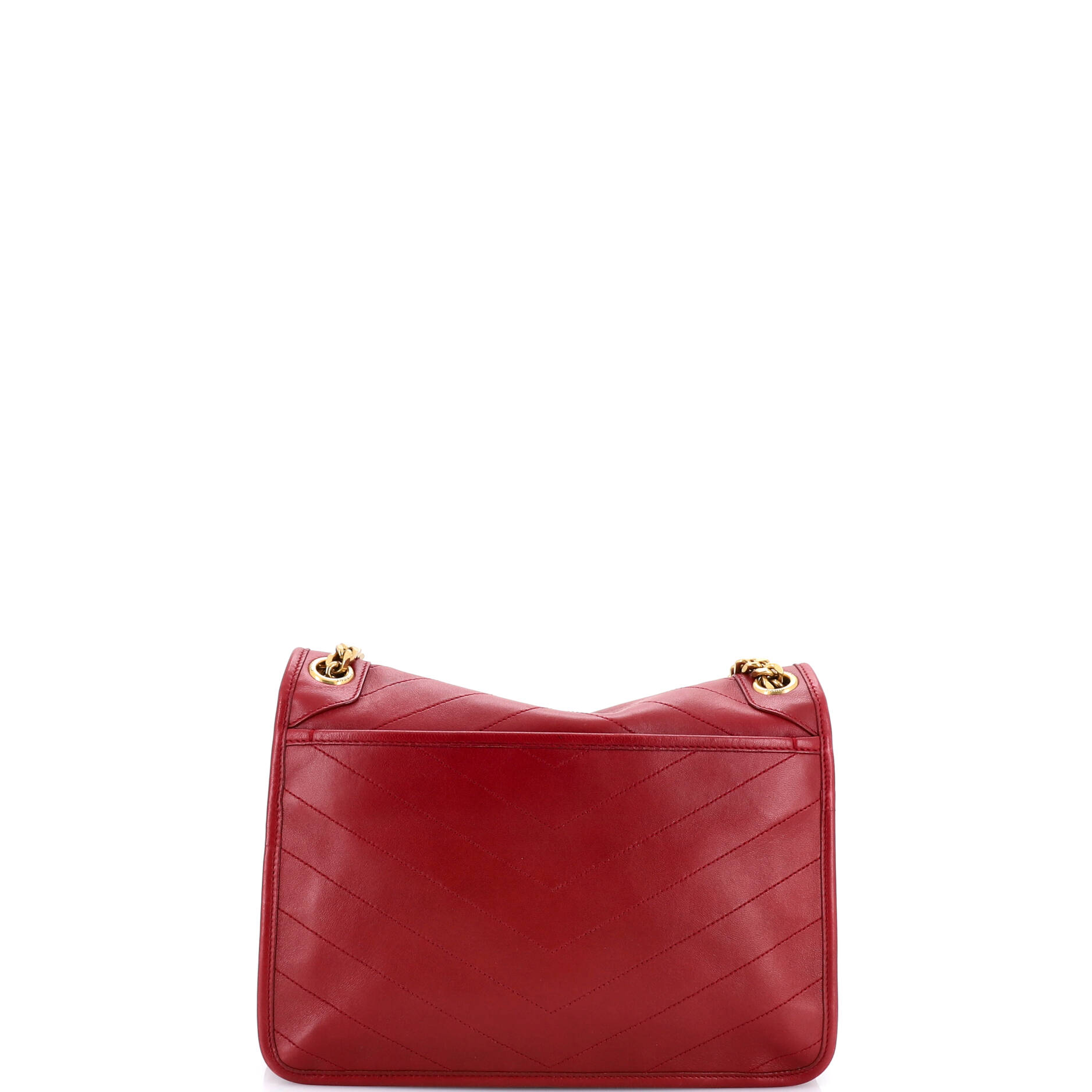 Niki Chain Flap Bag Matelasse Chevron Leather Medium