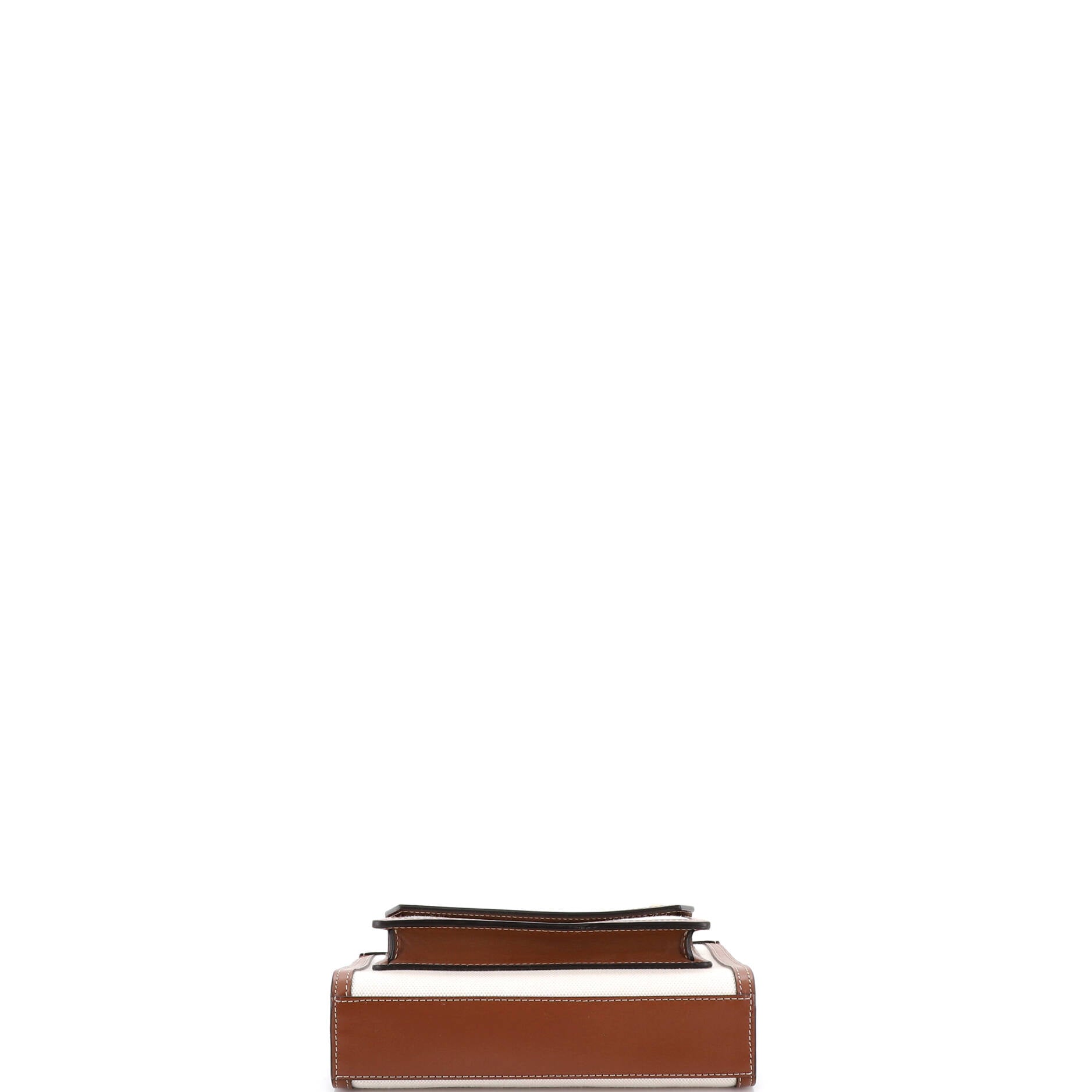 Logo Pocket Tote Canvas with Leather Mini