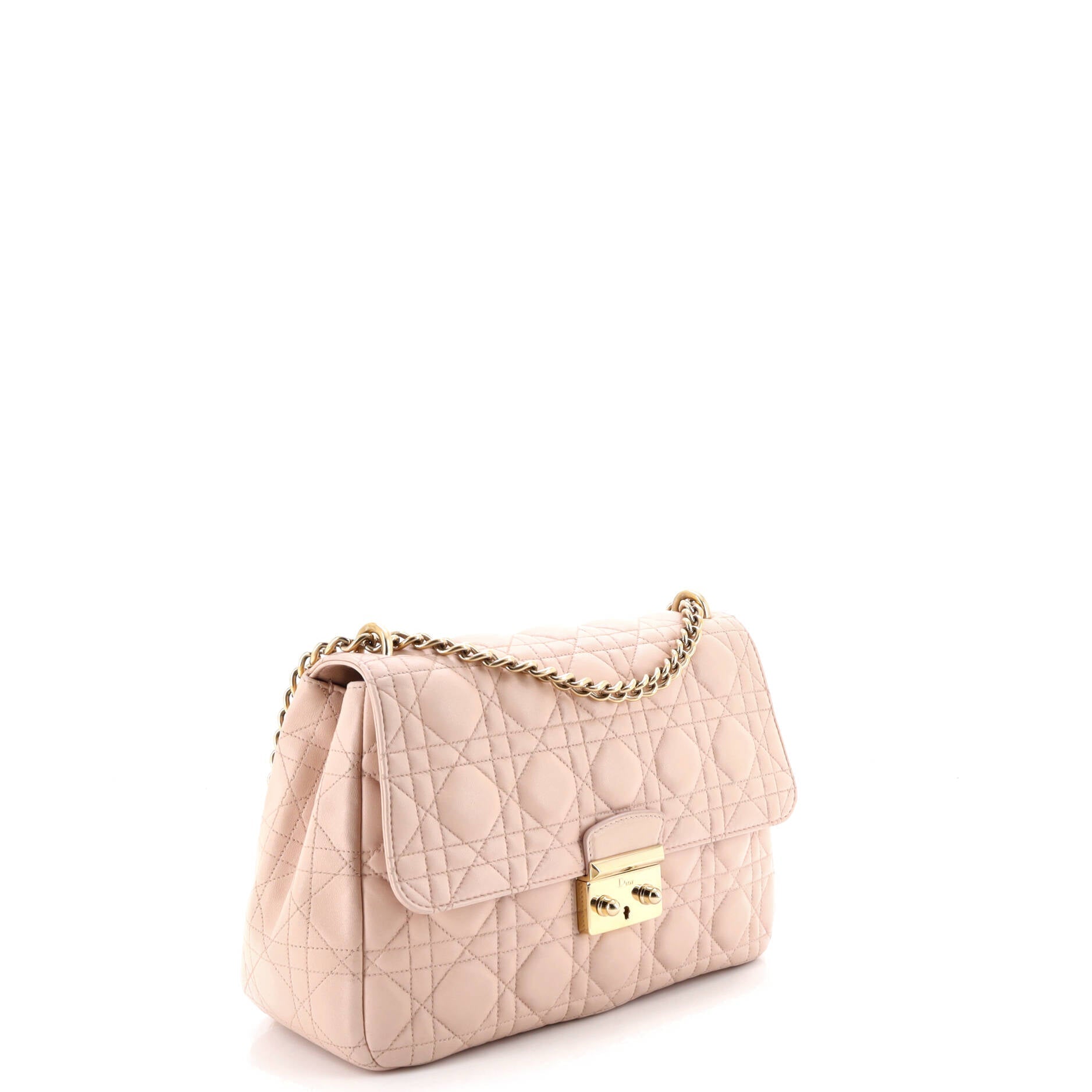 Long Chain Miss Dior Bag Cannage Quilt Lambskin Medium
