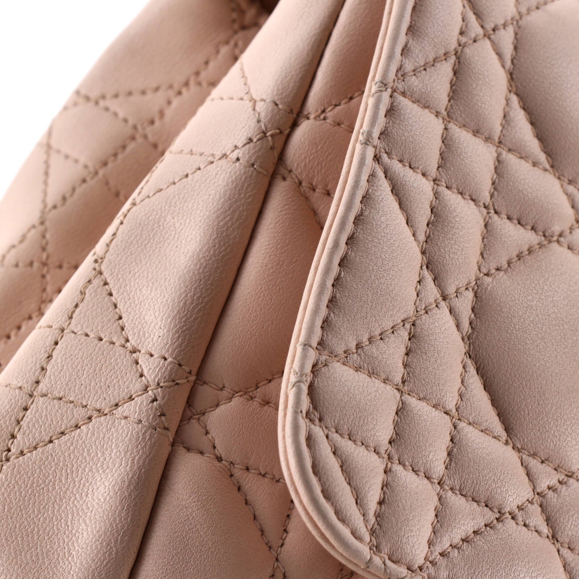 Long Chain Miss Dior Bag Cannage Quilt Lambskin Medium