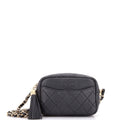 Coco Tassel Camera Case Quilted Caviar Mini