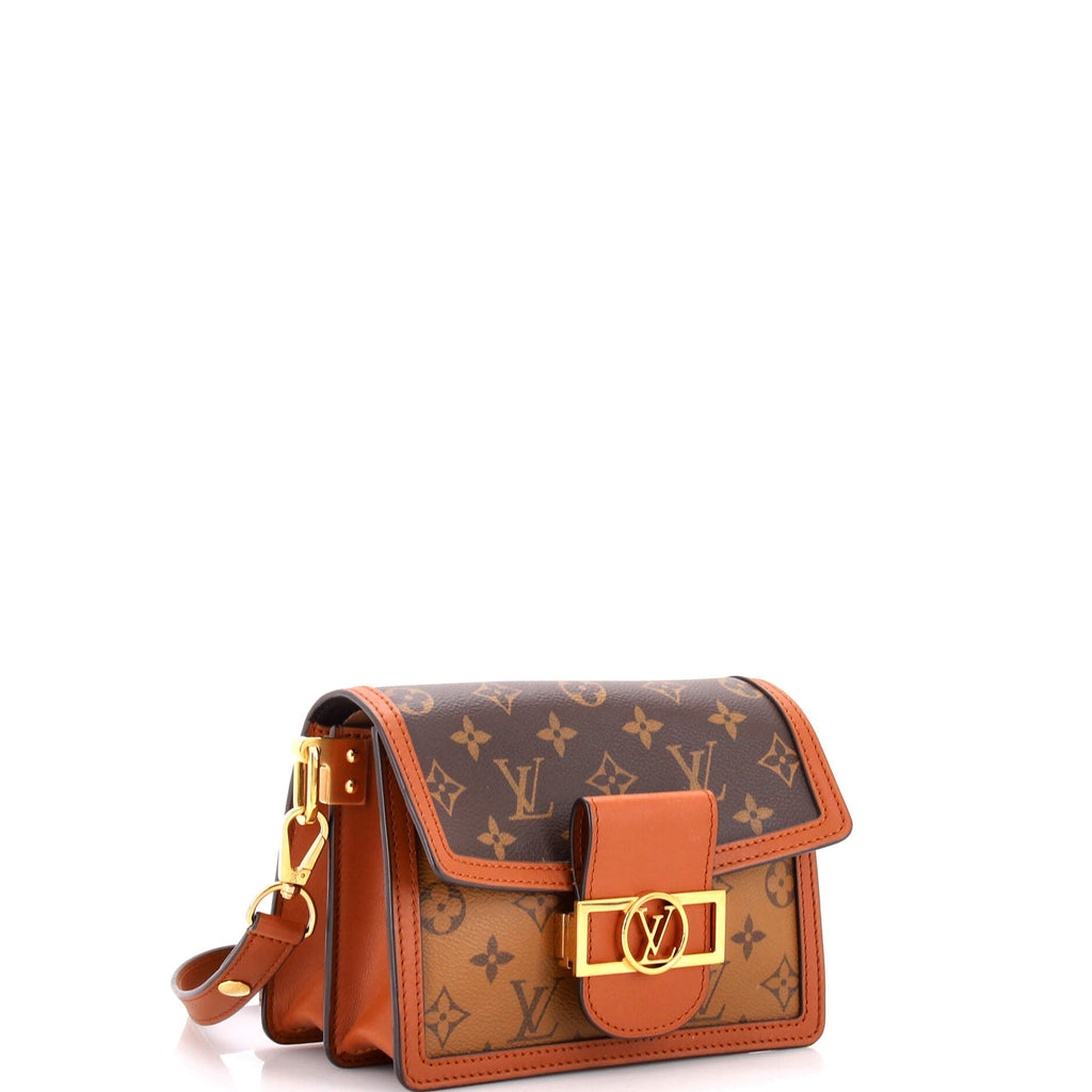 Dauphine Shoulder Bag Reverse Monogram Canvas Mini
