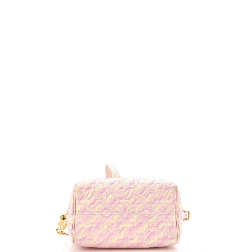Speedy Bandouliere Bag Stardust Monogram Empreinte Leather 20