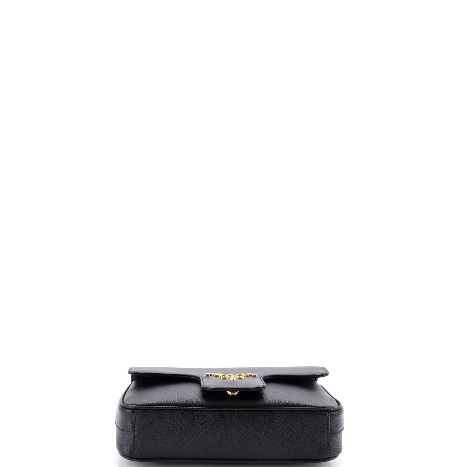 Pattina Flap Shoulder Bag Saffiano Leather Small