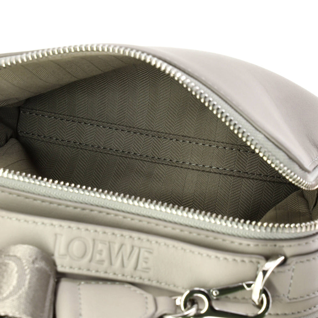 Camera Crossbody Bag Leather Mini