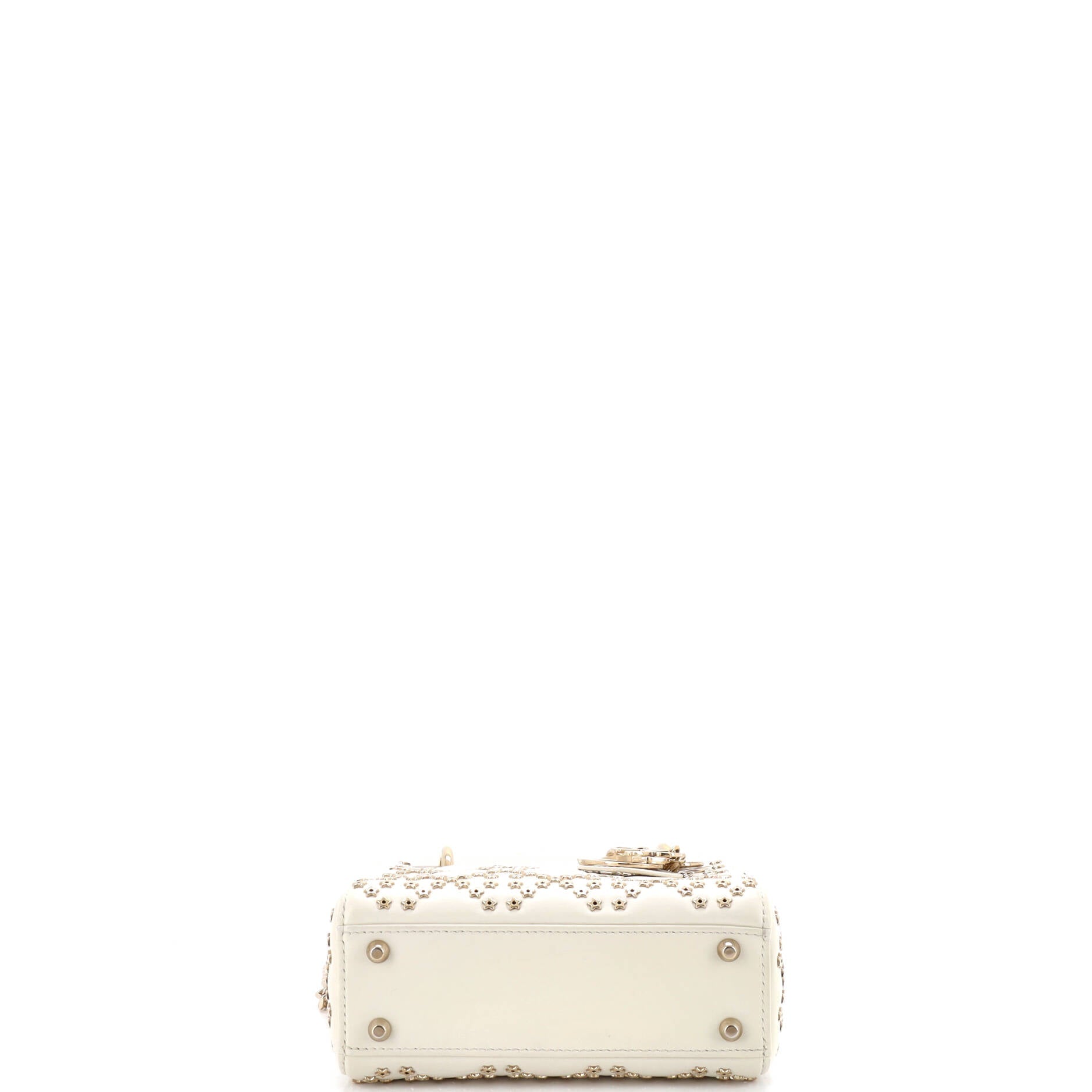 Lady Dior Chain Bag Crystal Embellished Cannage Quilt Leather Mini