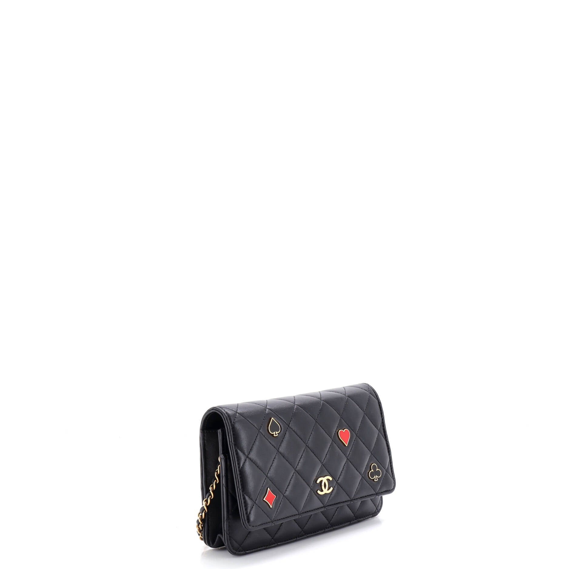 Coco Casino Wallet on Chain Quilted Lambskin