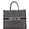Book Tote Oblique Canvas Large